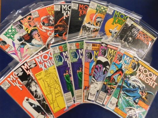 (18) MOON KNIGHT COMIC BOOKS - MARVEL COMICS