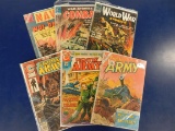 (6) 1960'S WAR COMIC BOOKS - VARIOUS PUBLICATIONS