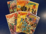 (6) FIGHTIN 5 COMIC BOOKS - CDC COMICS