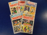 (5) WANTED COMIC BOOKS - DC COMICS
