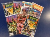 (7) WEAPON COMIC BOOKS - MARVEL COMICS