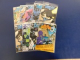 (9) BLUE DEVIL & BLUE BEETLE COMIC BOOKS - DC COMICS