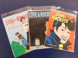 (3)  LOVE AND ROCKETS - MATURE READER COMIC BOOKS