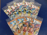 (9) X-MEN  COMIC BOOKS - MARVEL COMICS