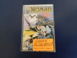 AUTOGRAPHED EDITION OF NOMAD ROADKILL COMIC BOOK