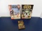 (2) SCHOLASTIC STAR WARS BOOKS & PACK OF TRADING CARDS