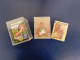 (3) COLLECTOR BOXS MISC. TRADING CARDS