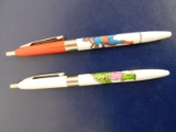 (2) VINTAGE SUPER HERO INK PENS