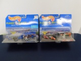 (2) HOT WHEELS PLANET MICRO  PLAY SETS