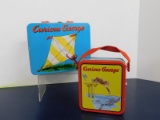 (2) CURIOUS GEORGE LUNCH / COLLECTOR BOXES