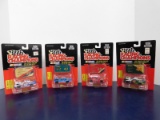 (4) RACING CHAMPIONS 1:64 SCALE STOCK CARS W/ DIE CAST EMBLEMS