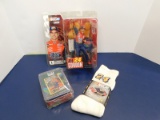 JEFF GORDON FIGURE SOCKS & COLLECTOR CARDS