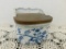 VINTAGE BLUE DANUBE SALT CELLAR/ TRINKET DISH