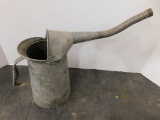 1/2 GALLON GALVANIZED OIL CAN