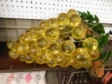 VINTAGE ACRYLIC GRAPE HANGING LIGHT