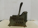 BLOOMFIELD MFG. CO CAST IRON FRENCH FRY CUTTER