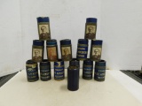 (14) EDISON BLUE AMBEROL CYLINDER RECORDS