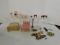 VINTAGE AND NEW MISC DOLL HOUSE MINIATURES AND FURNITURE