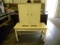 VINTAGE PIANO BENCH WITH WHITE CABINET