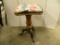 VINTAGE UPHOLSTERED PAINO BENCH W/ ROD IRON FEET