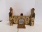 VINTAGE TOY WOODEN CASTLE WITH DRAW BRIDGE