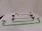 4 VINTAGE TOWEL RACKS