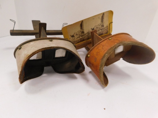 2 VINTAGE STEREOSCOPES