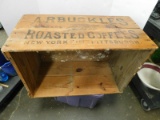 VINTAGE WOOD ARBUCKLES COFFEE CRATE