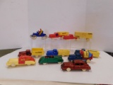 10 VINTAGE RENEWAL PLASTIC CARS AND THOMAS AIRPLANE