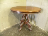 VINTAGE WOODEN  OVAL PALOR TABLE