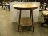 VINTAGE SPINDEL LEG PALOR TABLE