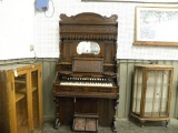 VINTAGE GOLDEN TONED REED ORGAN