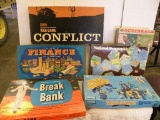 6 VINTAGE BOARD GAMES