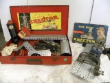 VINTAGE ERECTOR SET WITH CASE AND PARTS