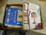 MISC LOT OF VINTAGE BOOKS, CALENDARS AND RECORDS
