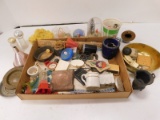 MISC LOT OF TRICKETS AND CHILDRENS TOY FURNITURE