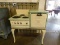 ANTIQUE GENERAL ELECTRIC ENAMEL HOTPOINT STOVE