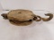 VINTAGE WOODEN BARN PULLEY