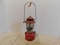 RED COLEMAN CAMPING LANTERN