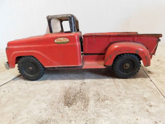 RED TONKA PICKUP TRUCK