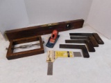 VINTAGE STANLEY TOOLS LEVEL PLAINER SQUARES