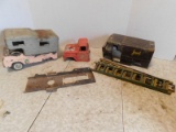 GROUP OF (6) PRESSED STEEL FIRETRUCK LADDERS & OTHER PROJECTS