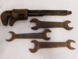 4 VINTAGE FORD WRENCHES
