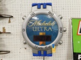 PLASTIC MICHELOB ULTRA WRISTWATCH WALL CLOCK