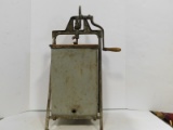 VINTAGE GALVANIZED TABLE TOP BUTTER CHURN