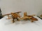 (2) HAND MADE WOODEN AIRPLANES