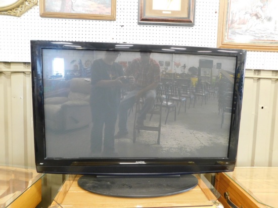 50 INCH SANYO PLASMA TV ON STAND