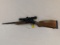 NEW ENGLAND HANDI RIFLE .243 CAL SINGLE SHOT RIFLE W/ SCOPE