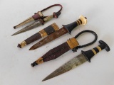 (3) AFRICAN ARM KNIVES