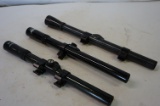 (3) MISC PLASTIC SCOPES